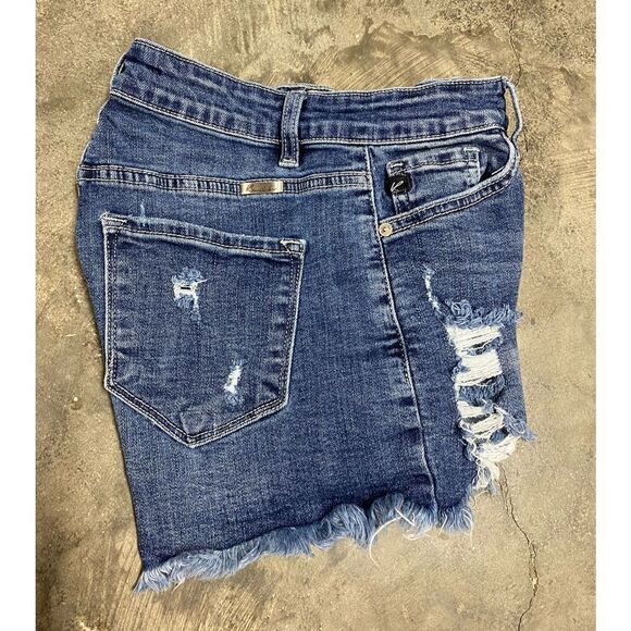 KanCan High Rise Denim Shorts Size Small - Picture 7 of 7
